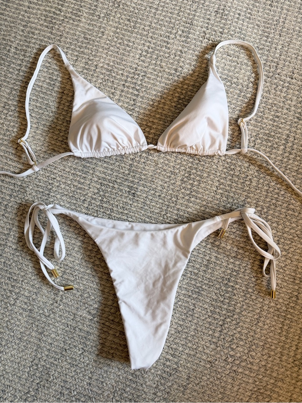 Monday Swimwear - White Bikini Set